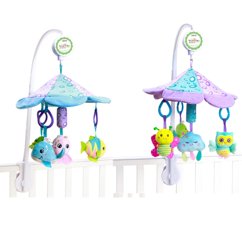 Poupee Musicale Mobile Pour Bebe De 0 A 12 Mois Jouet A Suspendre Hochet Avec Animaux En Peluche Educatif Garcon De 2 Ans Aliexpress