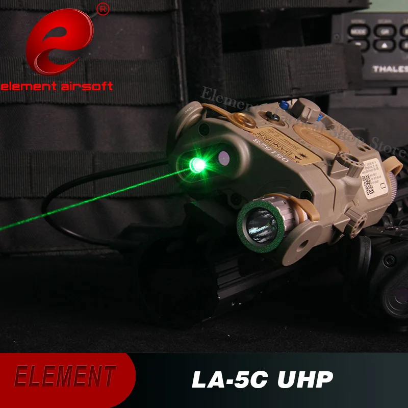 Element Airsoft Tactical Flashlight PEQ 15 Green IR Gun Laser