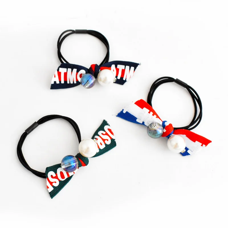 

Elastic Hair Bands Korean Version of Wide Edge English Mickey Scrunchie Ersion Version Bands for Hair Women Hair Accessories
