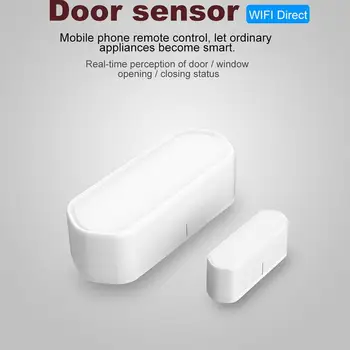

Smart Home WiFi Door And Window Alarm Voice Control App Security Alarm Linkage Switch Real-time Perception