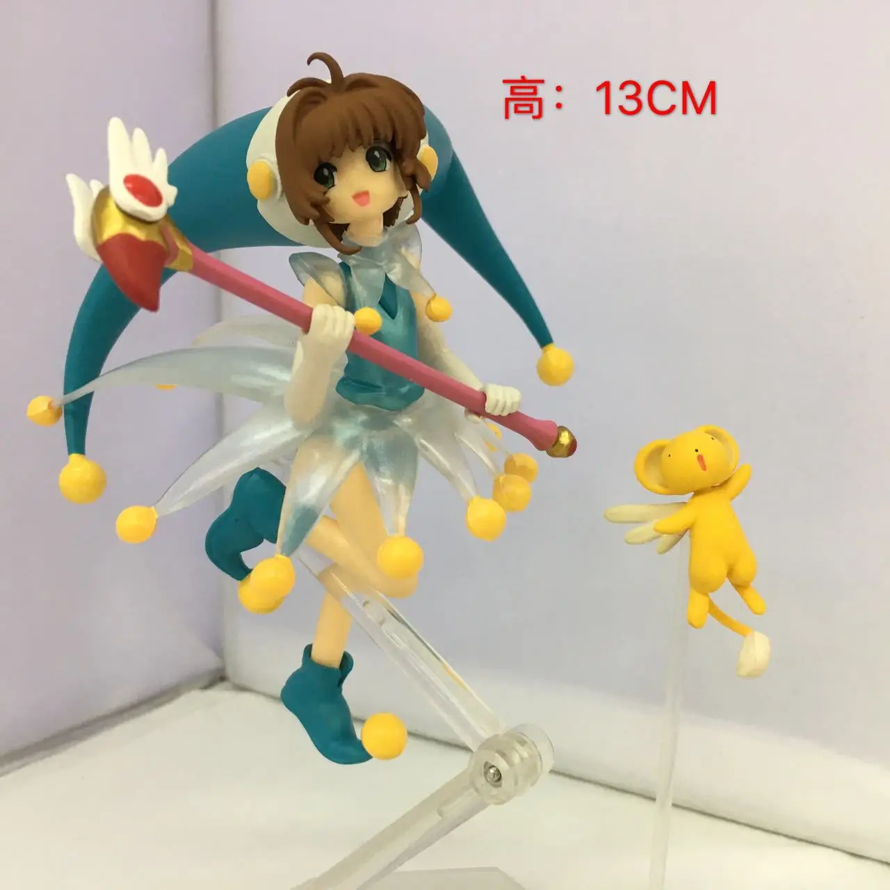 Anime Model Magic Card GIRL'S Sakura Figfix008# Magic Cardcaptor Sakura Blue Clown Battleframe Garage Kit