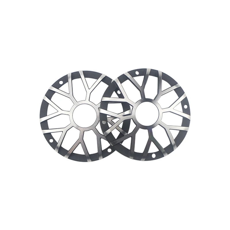 GHXAMP 3 inch 92MM Car Center Speaker Grill Mesh For 3" 3.5" inch Car Midrange Speaker Cover Aluminum Decorative net 1Pairs