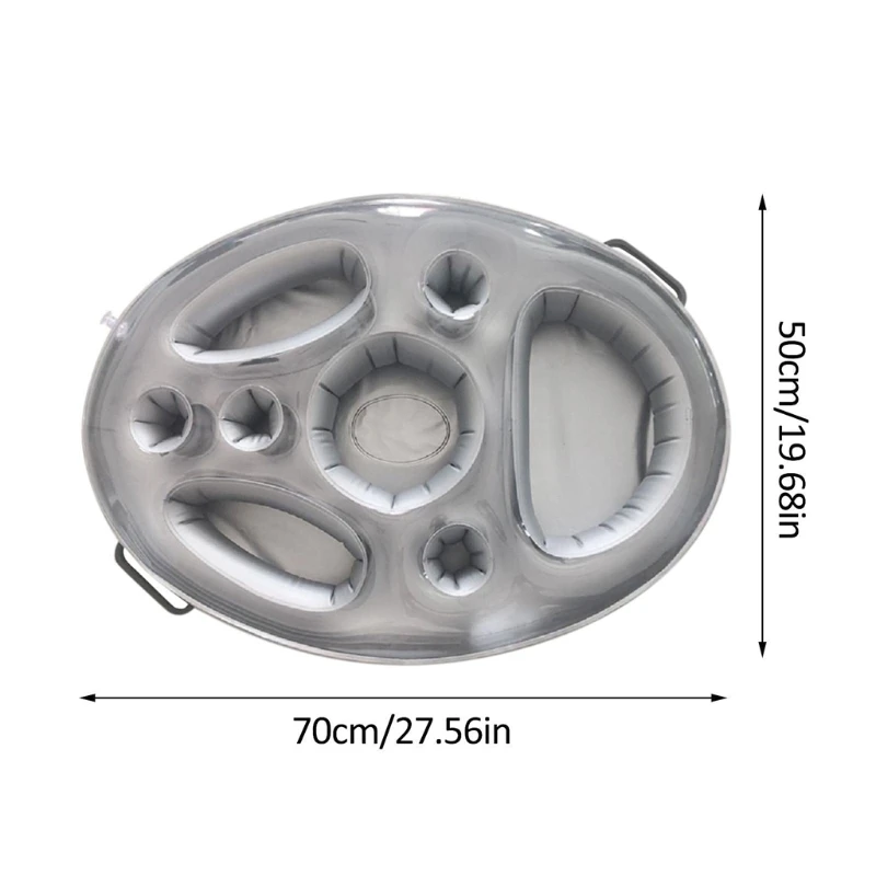 P82C Inflatable Spa Bar Hot Tub Spas Floating Drinks and Food Holder Tray hot tub drink holder
