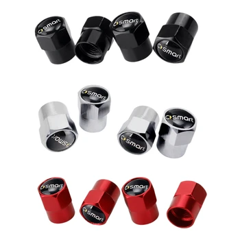 

Car Anti Dust Cap Wheel Valve Stem Cover for Mercedes Benz Smart Fortwo Forfour 450 451 452 453 Forspeed JCW Metal Accessory