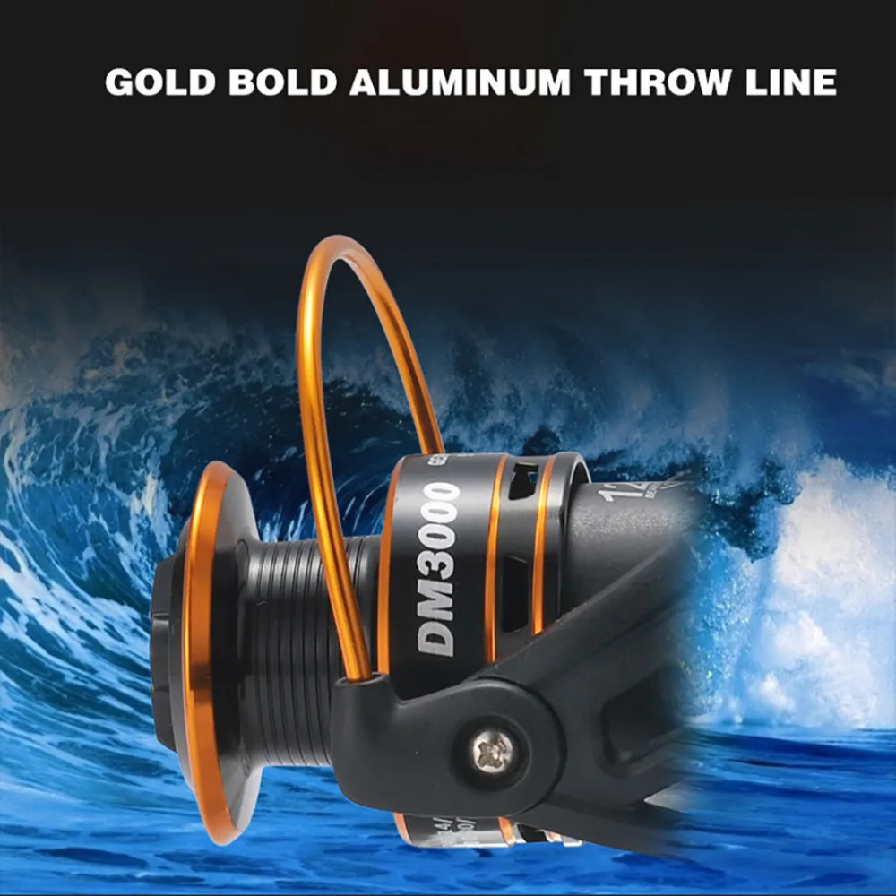 Spinning Reels Light Weight Ultra Smooth Powerful Spinning Fishing Reels DM4000 #4C04 (13)