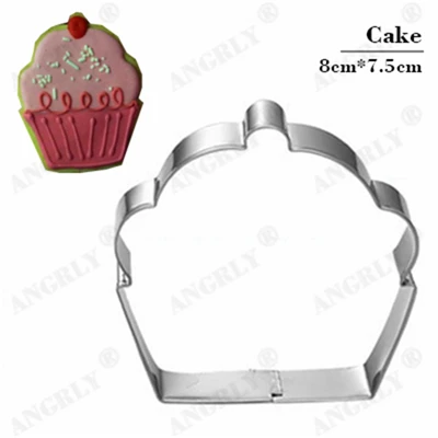 Коричневый 28 Style Shape Cake Mold Cookie Cutter Fondant Cake Decorating Tools Sugarcraft Cutter Cake Baking Tools Dessert Shop Baking - Цвет: Коричневый