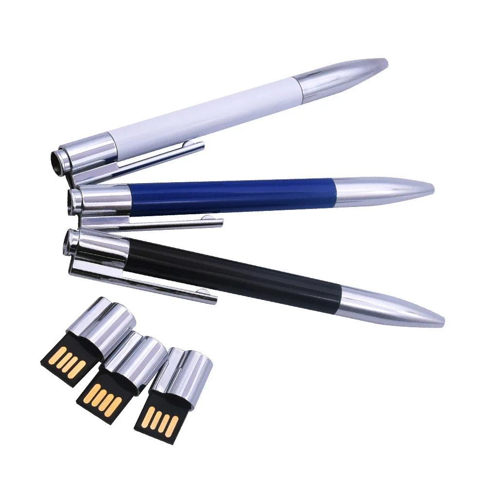 Классическая шариковая ручка, usb флеш-накопитель, 128 Мб, 4 ГБ, 8 ГБ, 16 ГБ, 32 ГБ, Usb 2,0, флеш-накопитель на заказ, более 10 шт., бесплатный логотип
