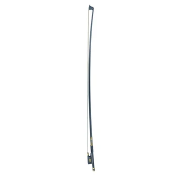 

4/4 Violin Bow Carbon Fiber Stick Horsehair Fiddle Bow with Ebony Frog