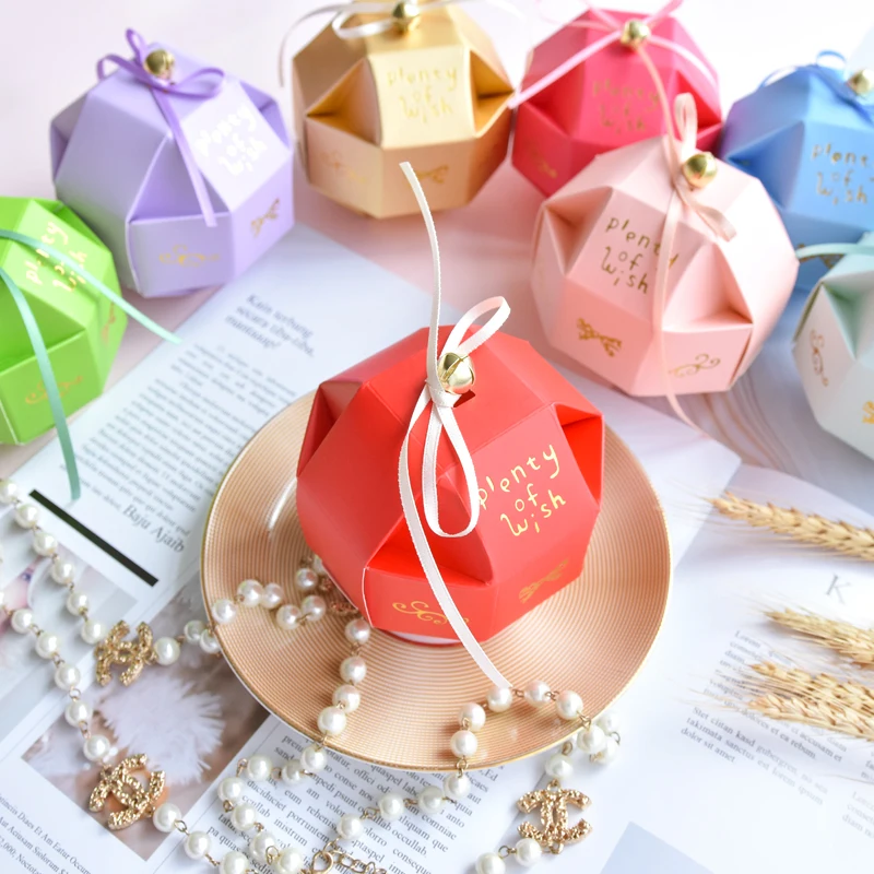 

2019 new paper wedding candy boxes event party supplies solid colour gift cases containers for sugar casamento decor tablewares