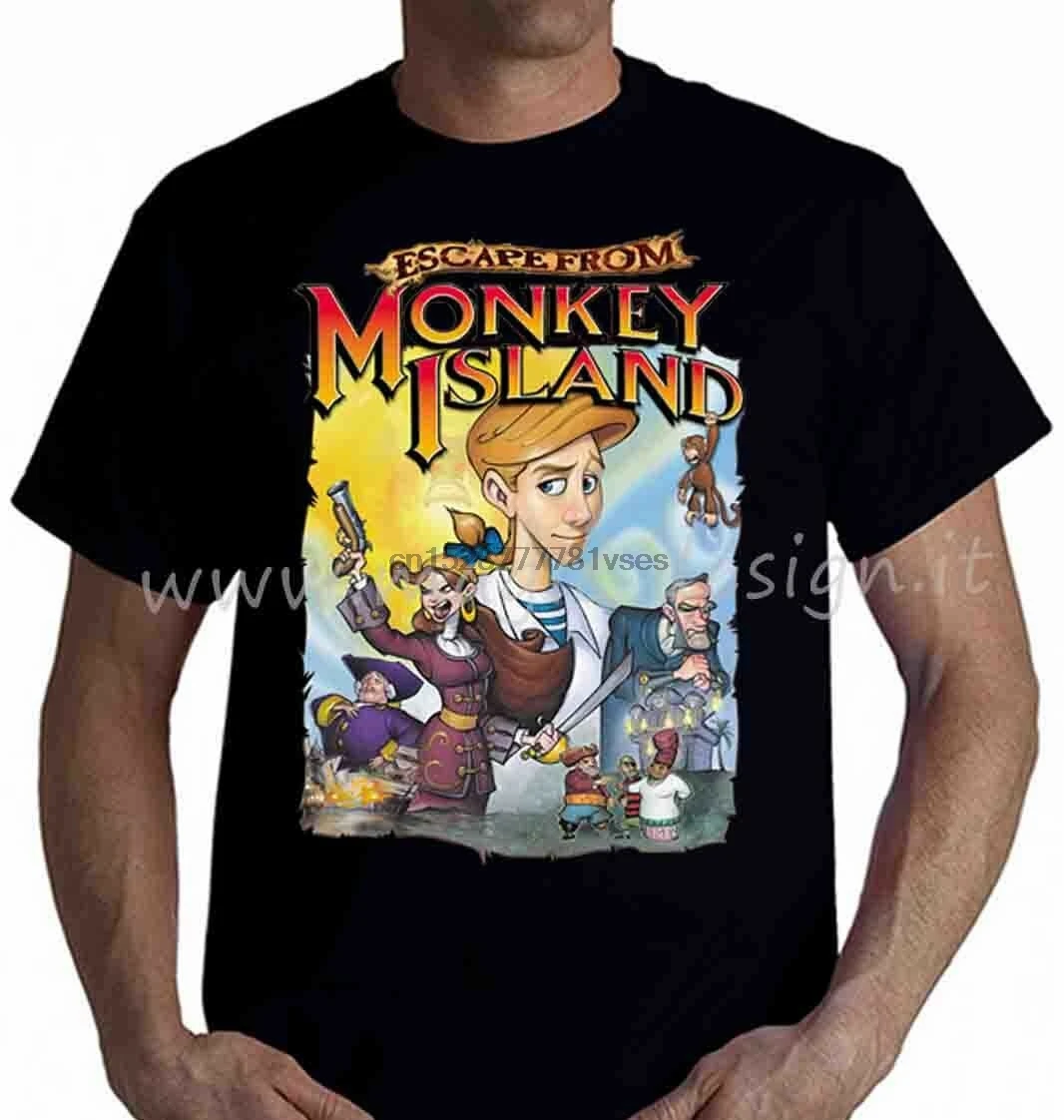 Camiseta de ESCAPE de MONKEY camiseta de dibujos animados Andi 80 FINO moda hombres camisetas impresas|Camisetas| - AliExpress