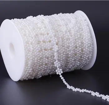 

1M Crystal Beads Sequin Fabric White Beaded Trim Wide 1cm Applique Guipure Ribbon Lace Wedding Beaded Sewing Accessories LE50