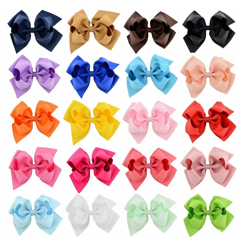 

Europe And America Double Layer Fishtail Angle Bow Upturned Flower Barrettes CHILDREN'S Hair Accessories Direct Supply 673