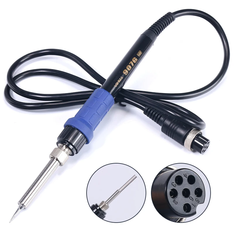 Soldering Iron Handle YIHUA 907A 907G 907I 907F 908A 908B 907K 900H Soldering Iron Handle 878A 8786D 853AAA 995D+ 862BD+ 992DA+ Soldering Station
