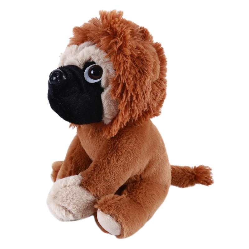 brown Kawaii Puppy мягкие игрушки милая имитация Собаки Плюшевые игрушки Мягкая кукла детские игрушки плюшевые животные подарок на день рождения Детские игрушки - Цвет: brown