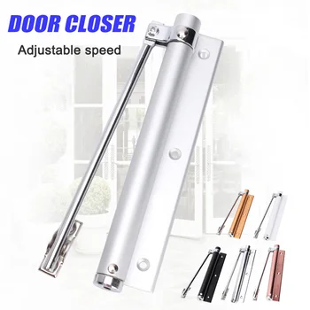 

Newly 1PC Spring Door Closer Easy to Install Automatic Home Door Closer for Indoor Home Hotel VA88