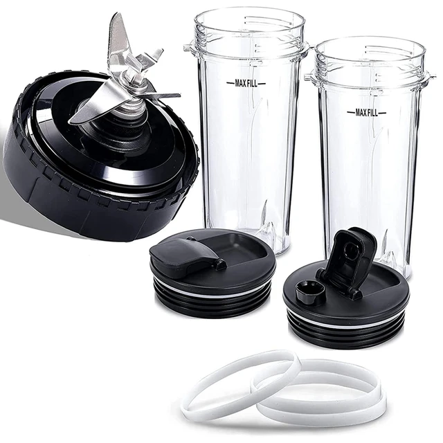 1 Taza De Licuadora De Repuesto Con Tapas De 16 Oz Para Nutri Ninja Pro  BL660