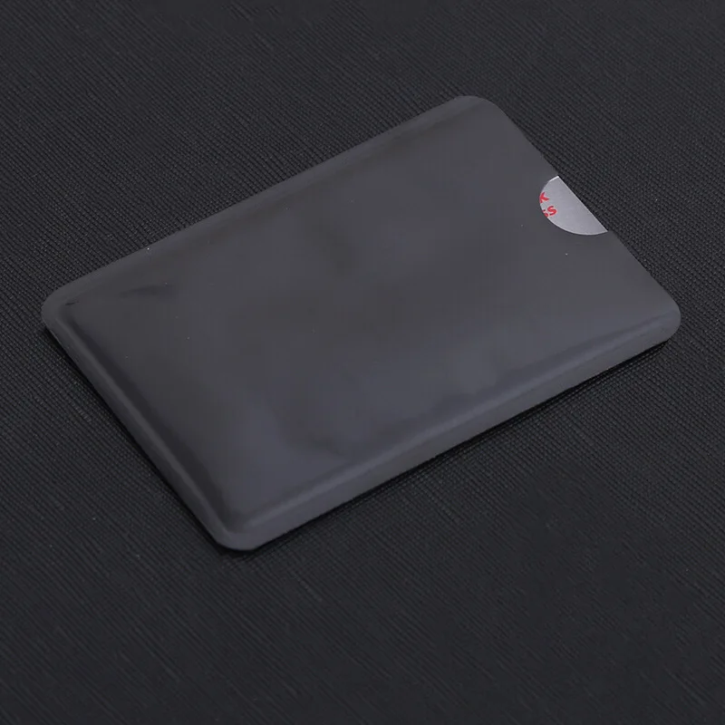10 pcs Anti-Scan Card Sleeve Credit RFID Card Protector Anti-magnetic Aluminum Foil Portable Bank Card Holder
