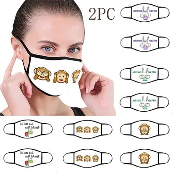 

Universal mascarilla Face Cover Comfortable Smog-Washable For Adults Dustproof Protective maschera Mouth Cover Backpacks