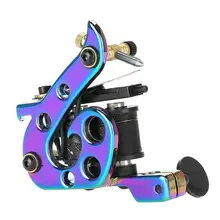 10 обмоток Профессиональный сплав Красочные Татуировки Машина Liner Shader татуировки пистолет Перманентный косметический инструмент для макияжа