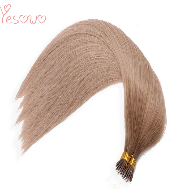 Yesowo бразильские прямые новый дизайн i Tip Омбре человеческие волосы 1 г оптовая продажа Дешевые прямой высококачественный fusion волосы для
