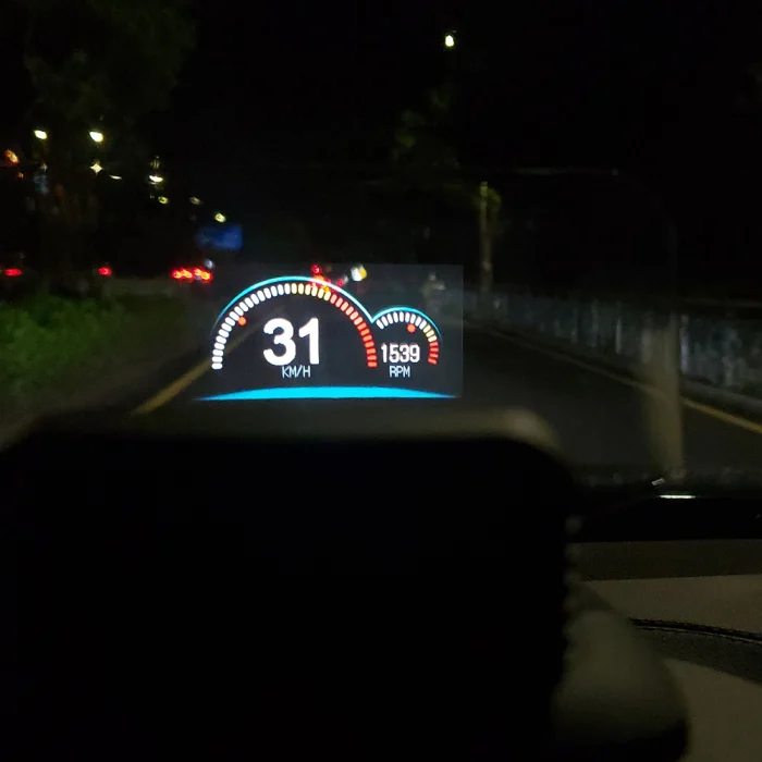 Цифровые спидометры Hud Дисплей большой экран с одометром превышения скорости сигнализации TD326