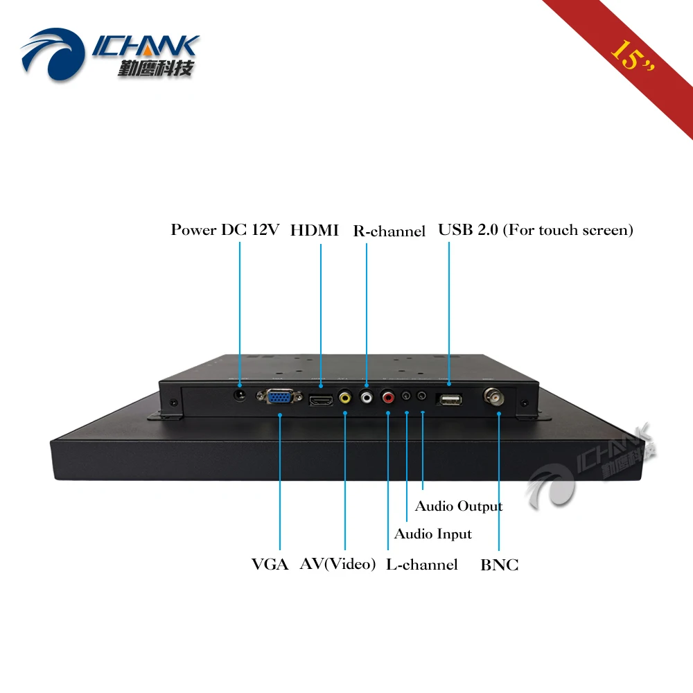 ZB150TC-V59D/15 дюймов 1024x768 металлический чехол HDMI VGA настенный драйвер бесплатно десять точек емкостный сенсорный ЖК-экран дисплей монитор