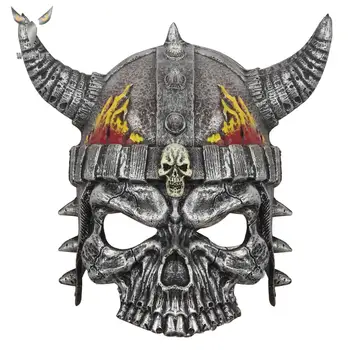 

WayLike real adult Party Costume retro horror mask EVA skull King headdress retro horror Carnival Cosplay mask