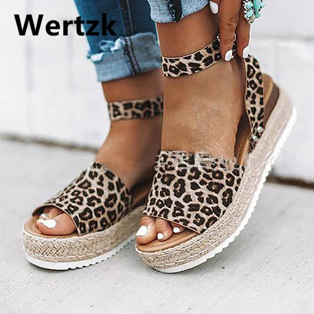 

Women Summer Shoes Sandals Ankle Strap Thick-Bottom Shoes Ladies Roman Buckles Shoes Platform Women Platform Wedge Sandals W144