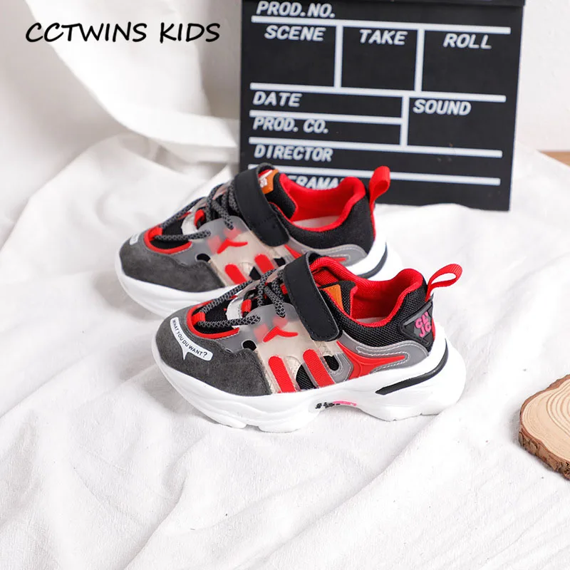 Красный CCTWINS/детская обувь; коллекция года; сезон осень; Детские модные спортивные кроссовки для маленьких девочек; повседневные кроссовки для мальчиков; Брендовая обувь для малышей; FS3169 - Цвет: Красный