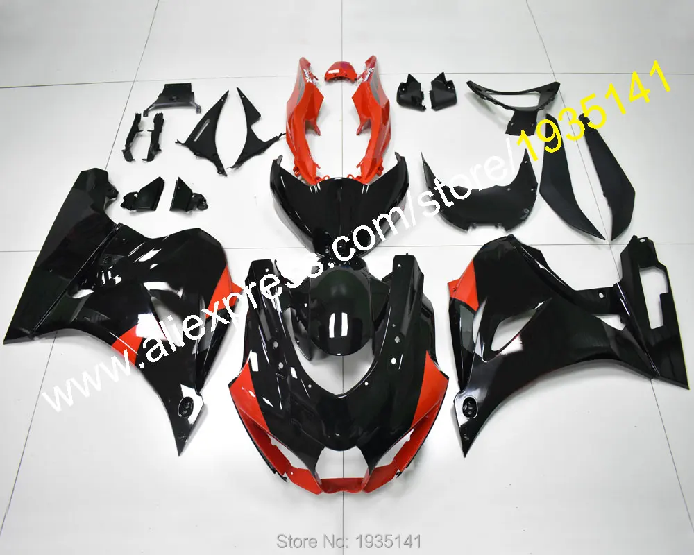 Горячие продажи, комплект кузова для Suzuki GSX-R1000 K17 17 18 19 GSXR1000 GSXR 1000 красный черный обтекатель для мотоцикла(литье под давлением