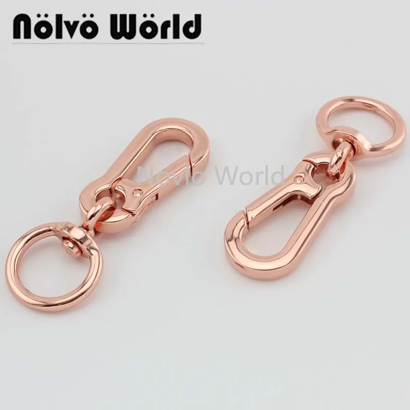 2 pieces test 79*20mm 3/4" small quantity metal bags strap buckles lobster clasp collar carabiner snap hook accessories | Багаж и