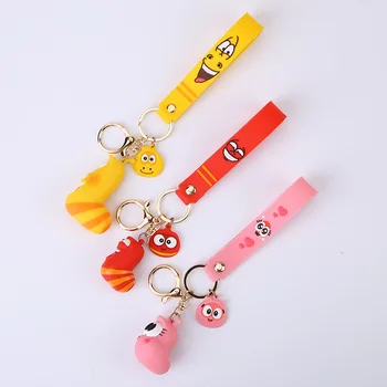 

Larva Small Pendant Vinyl Doll Keychains Accessories Gift Doll Toy for Children Funny Novel Ornaments Small Gifts Cartoon Animal
