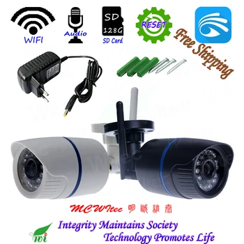 

YOOSEE WIFI Camera 128G SD Card 1080P IR ONVIF Security Humanoid Motion Alarm P2P Cloud IP Cam Reset CCTV Audio outdoor