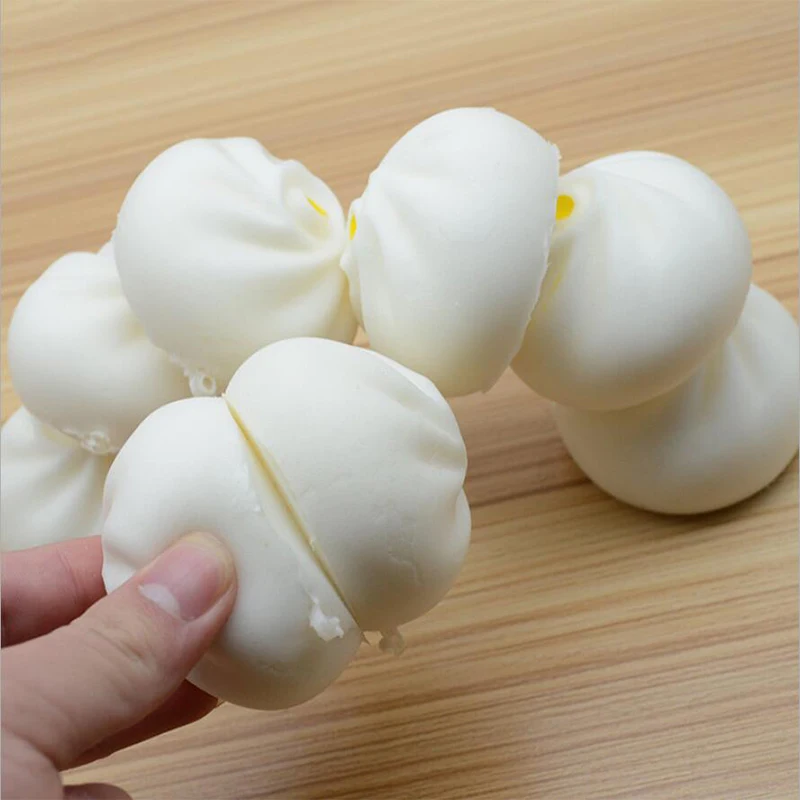 Slow rebound large 6cm simulation bun Soft and environmentally friendly Pu Simulation food Toy pendant