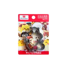 Wasbeer Eekhoorn Cake Rvs Creatieve Koekjes Stansen Sterven Cake Snijden Model Taart Gereedschap(China)