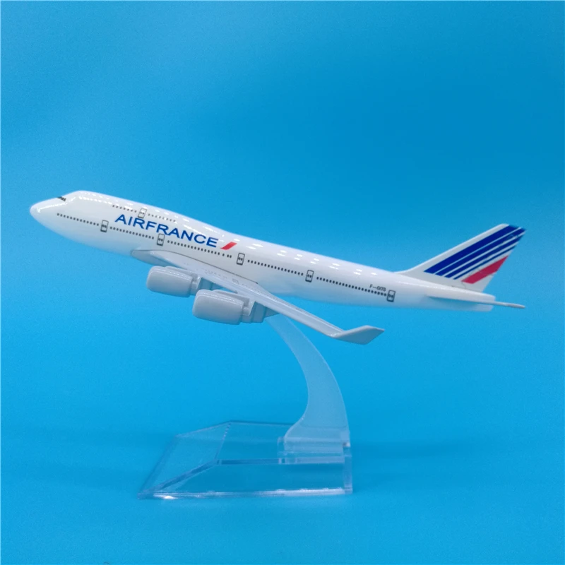 Модель самолета 1:400 Air France модель Боинг B747 16 см литой цинковый сплав | Игрушки и