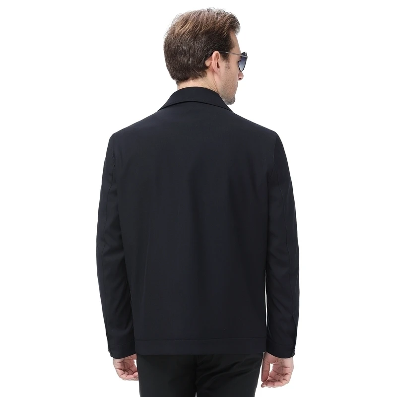 Новинка 8XL 7XL 6XL 5XL Плюс Размер Весна и осень высокое качество новая мужская куртка Бизнес Повседневный отложной воротник куртки мужские пальто