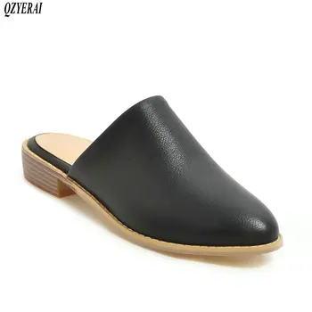 

New products spring summer patent leather women's slippers foot coverings slippers women's shoes sizes 34-48