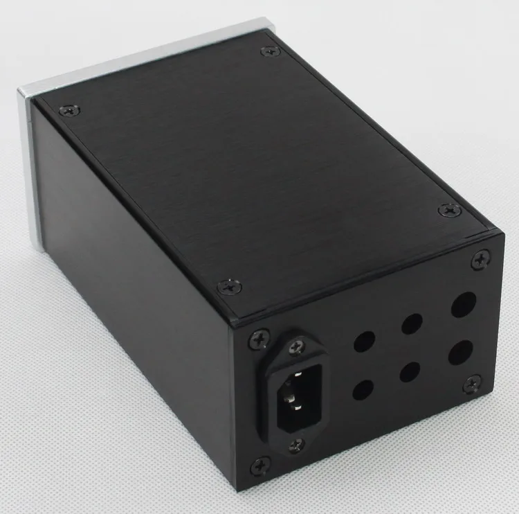 Size D160 W100 H70 DAC Amplifier Case Power Supply DIY  Chassis  WA58 Aluminum Preamp Amp Headphone Enclosure