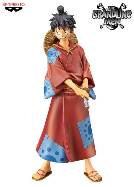 Banpresto One Piece Dxf The Grandline Men Wano Country Vol 1 Luffy Figure Japan Collectibles Drkingplaza Japanese Anime