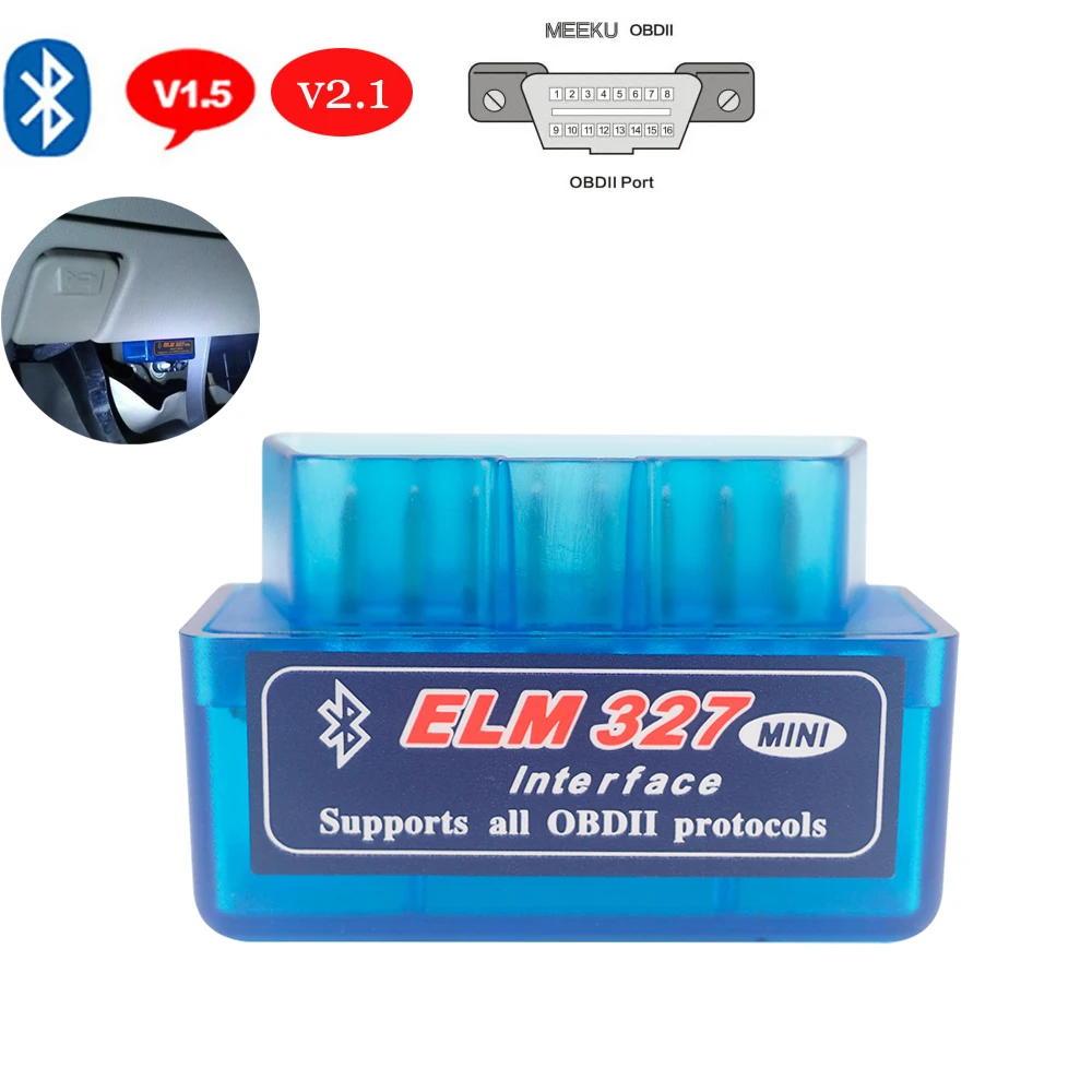 

For Lincoln MKZ MKX MKC Navigator Continental V1.5 OBD2 V2.1 OBD2 Scanner ELM327 OBDII Scanner Bluetooth Car Diagnostic Tools