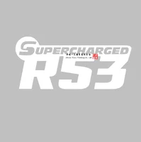 Car Goods Suitable for Mini Cooper S R53 Supercharged Car Vinyl Decal Badge Sticker GP JCW