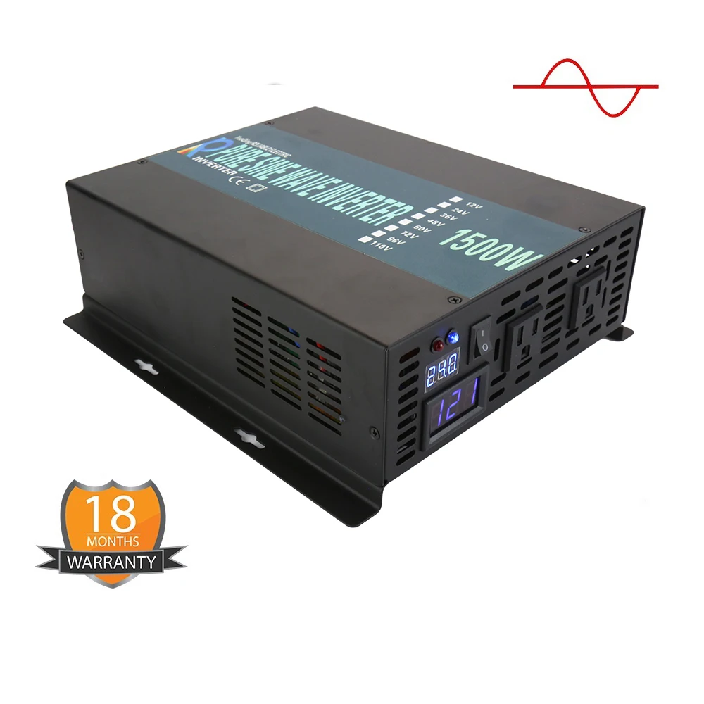 Pure Sine Wave Power Inverter Solar Controller Charger Off grid Car