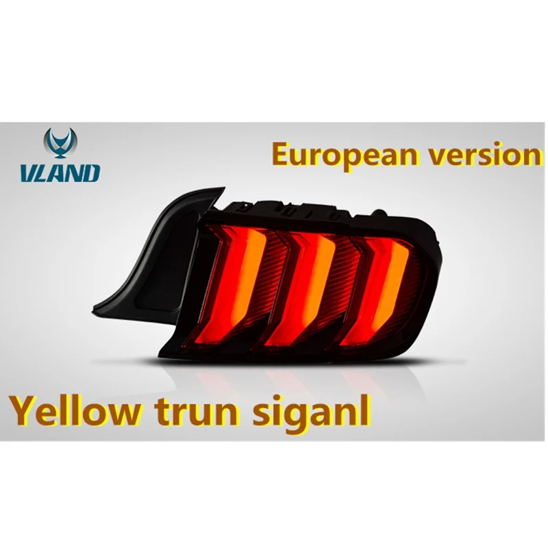 VLAND завод новый дизайн для Mustang задний светильник s 2015 2019 европейской