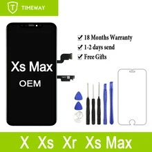 1 шт. OEM для iPhone XS Max ЖК-дисплей с 3D сенсорным дигитайзером сборка замена экрана для iPhone XS Max ЖК