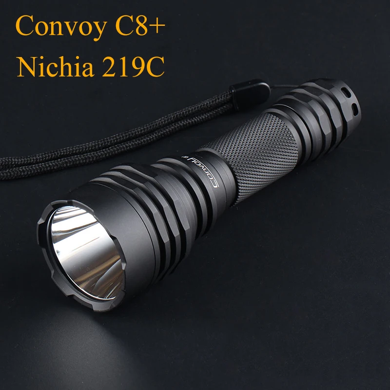 Конвой флэш светильник Linterna Фонарик светодиодный C8 + с Nichia 219C ручная вспышка 7135