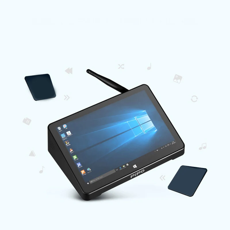 Pipo X9S Win 10 Мини ПК Intel Cherry Trail Z8350 четырехъядерный 1920X1080P 2G/32G Smart tv Box Bluetooth 4,0 HD медиаплеер 8,9 дюймов