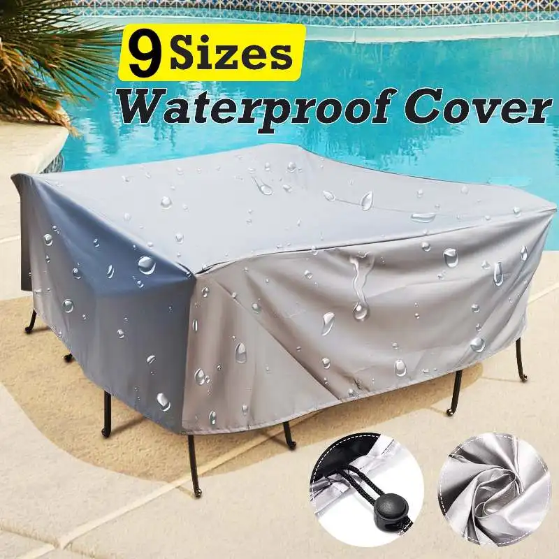 9 Sizes Outdoor Waterproof Furniture Covers Patio Garden Sofa Furniture Covers Patio Garden Sofa