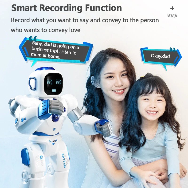 APP Control 2.4GHz Dual Mode Programming Demo RC Robot Walk/Glide Switch Touch Sensing Voice Record Singing Dance Puzzle RC Toys, robot dance toys,robot toy,remote control dog toy,remote control robot toy