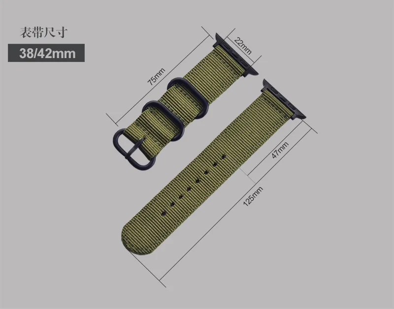 Нейлоновый ремешок для apple watch 4 3 44 мм 40 мм iwatch ремешок 42 мм 38 мм для apple watch 2 1 тканевый браслет для iphone